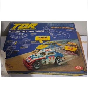 TCR Vintage Toy 1977 Total Control Racing Used Not Tested